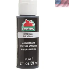 Acrylic Paint in Assorted Colors 2 Ounce 20504 Black