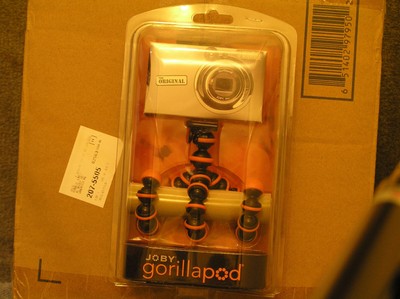 Joby GorillaPod Original Tripod for Compact Camera Model GP1-ATEN New Orange Blk