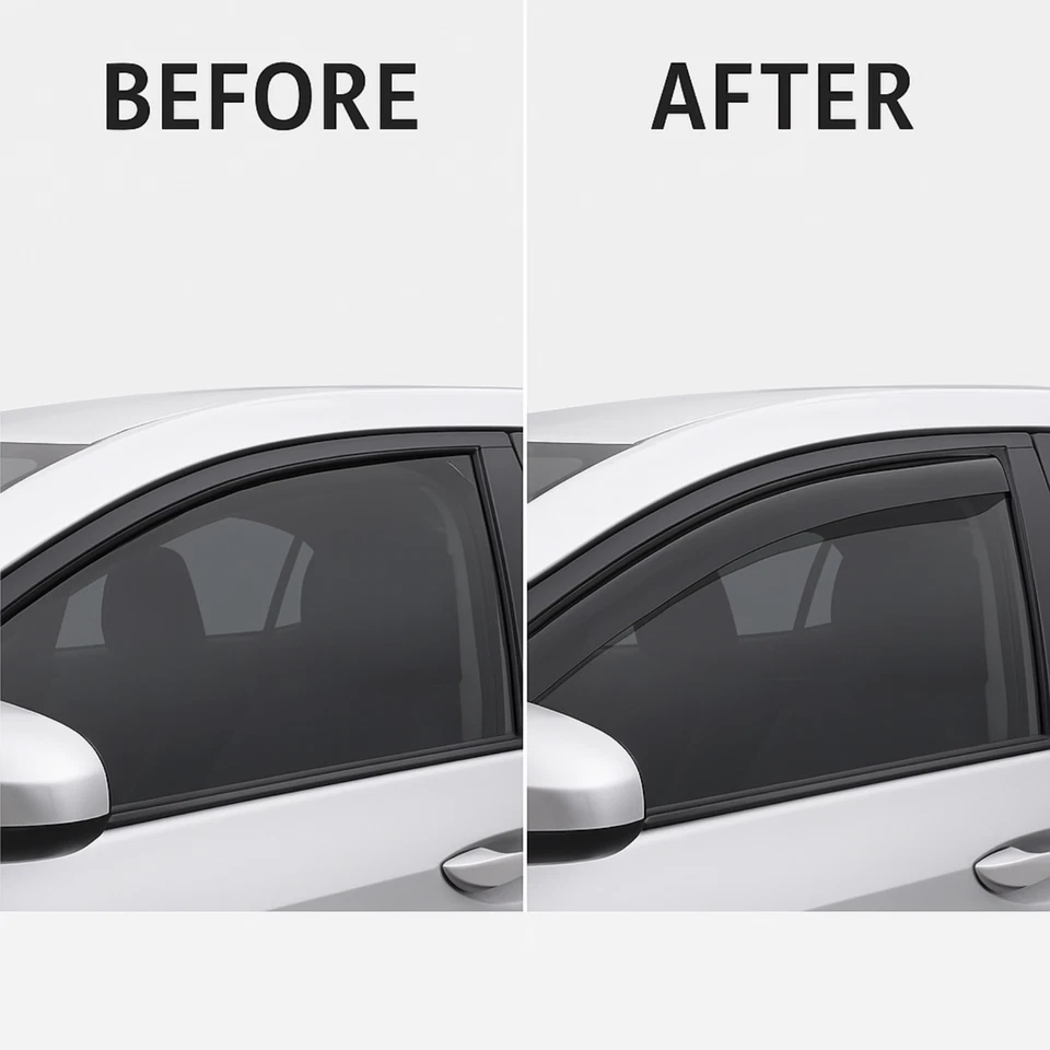 Fensterblende Lüftung Regenschutz Deflektor für Isuzu D-max 2007-2014 - Bild 2 von 4