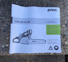 Stihl Ms 170 180 Chainsaw Instruction And Owner S Manual For Sale Online Ebay