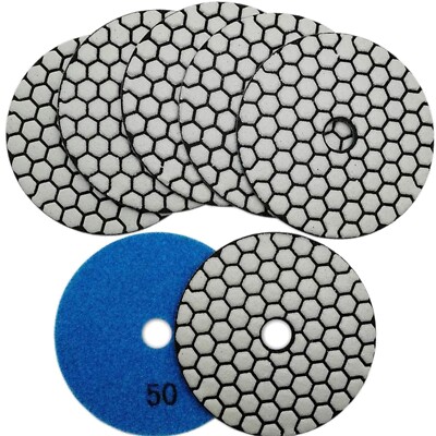 Flexibles 7er Set Kaufen: Diamant Schleifscheiben 100mm, Wasserloses Polieren