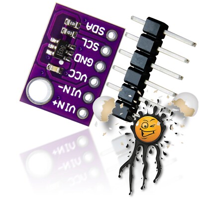 ADS1110 16-bit single channel ADC AD Konverter Modul I2C ESP8266 Arduino STM32