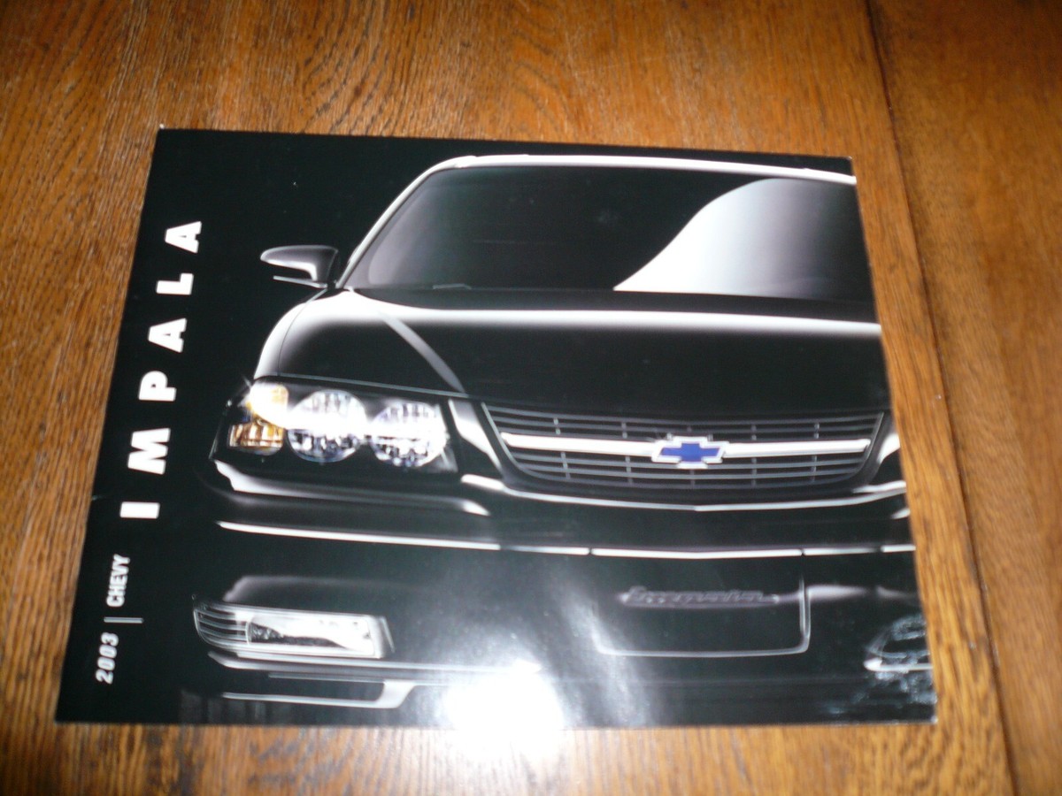 2003 Chevy Impala 2003 Chevrolet Impala Brochure EBay