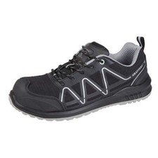 Fully Composite Non Metal Safety Trainer Shoe Black/Grey