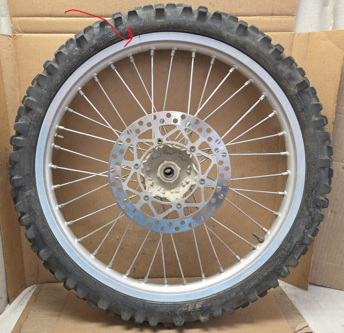 1993-98 Yamaha YZ250 YZ125 Front Rim 21 .60 36 hole P/N 94416