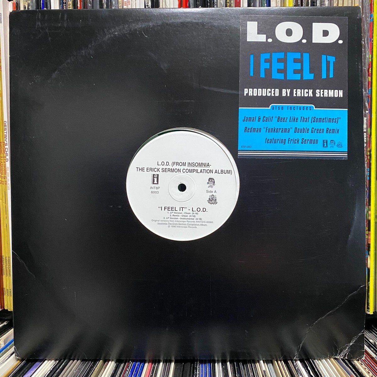 ERICK SERMON - INSOMNIA (VINYL EP) 1996!! RARE!! L.O.D. + REDMAN