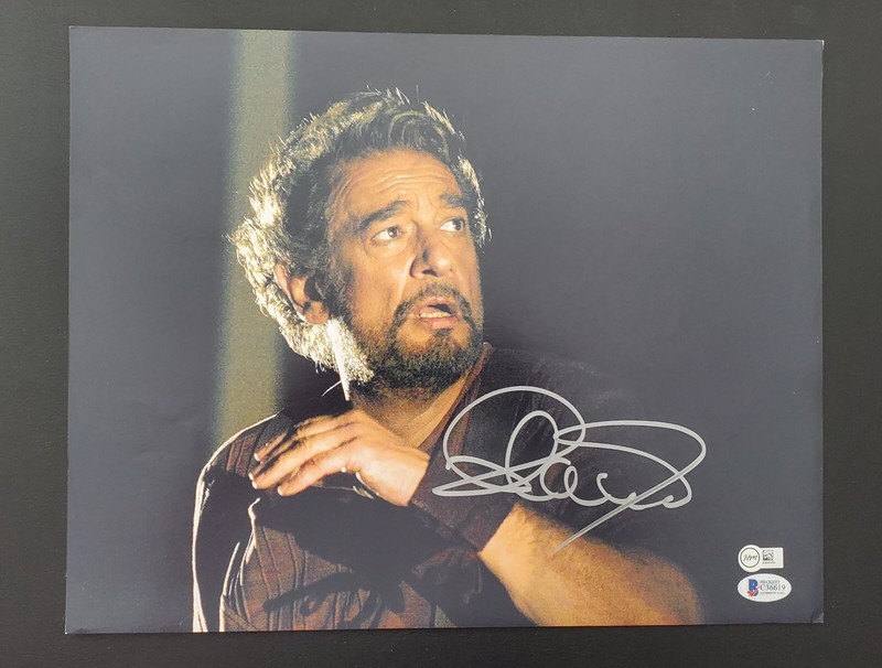 Placido Domingo 'The Three Tenors' Signed Autographed 11x14 Photo Beckett BAS