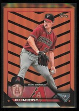 2023 Topps Update #US131 Joe Mantiply Orange & Black Foil See Scans