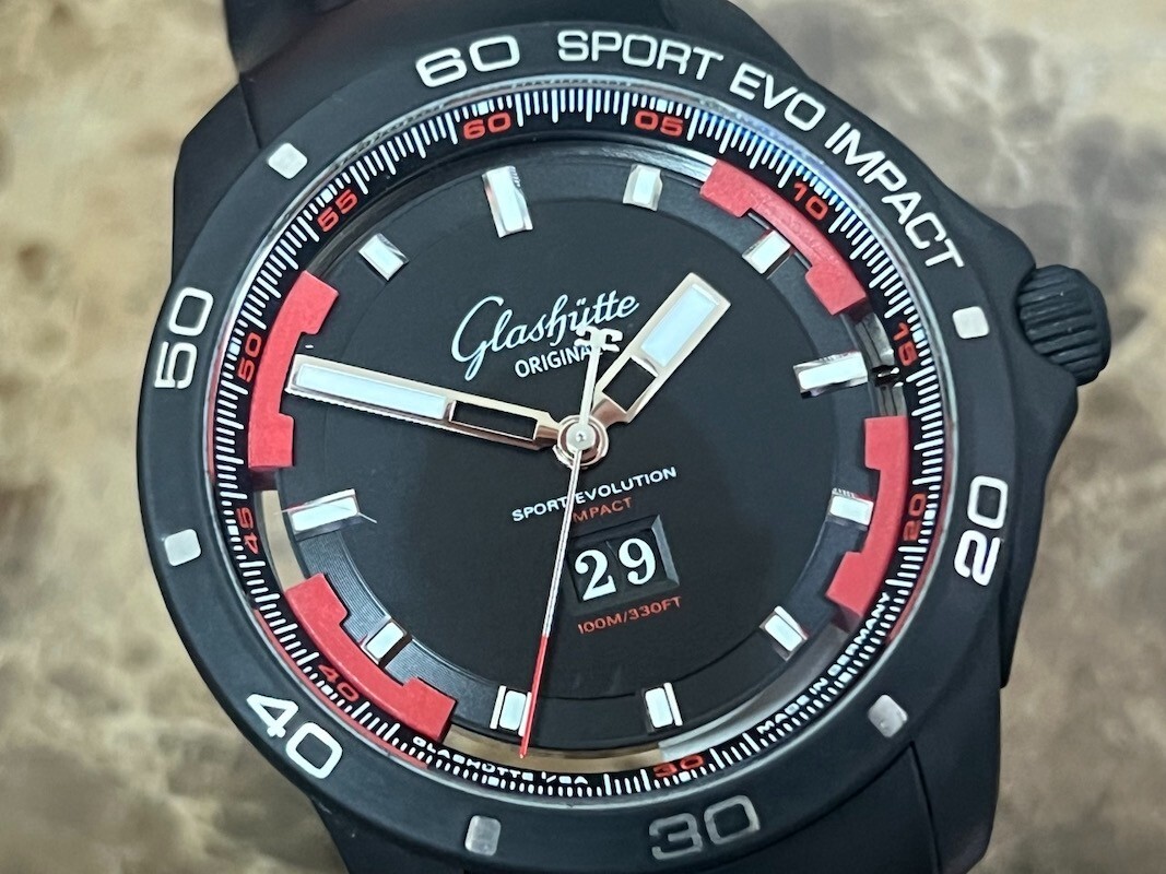 Glashutte Original Sport Evolution Impact Automatic Black Box Papers
