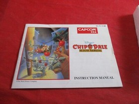 Chip 'N Dale Rescue Rangers (Nintendo NES) COMPLETO con caja manual juego &iexcl;FUNCIONA!