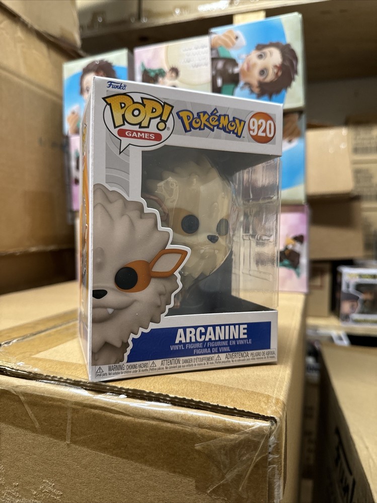 Funko POP Pokemon Arcanine Figure #920 New with Free Shipping