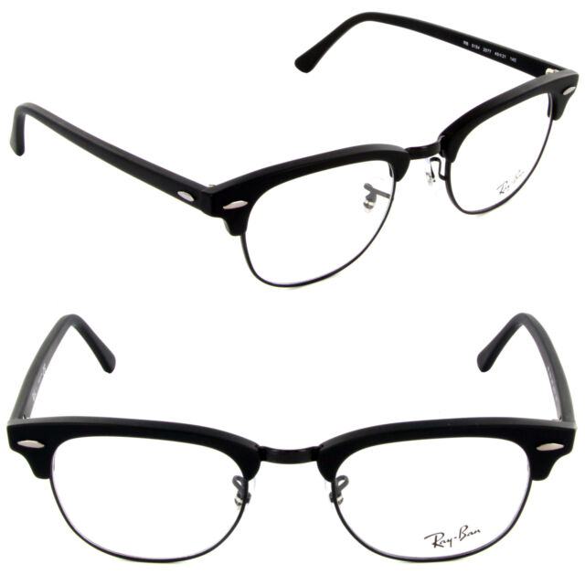 ray ban clubmaster eyeglasses matte black