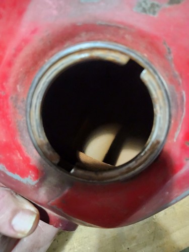Honda Atc125m Gas Tank Fuel Metal Tank Oem 1984 85 86 For Parts Only - Picture 3 of 8