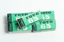 5 rolls 120 black and white film Svema Foto65. Medium format roll film