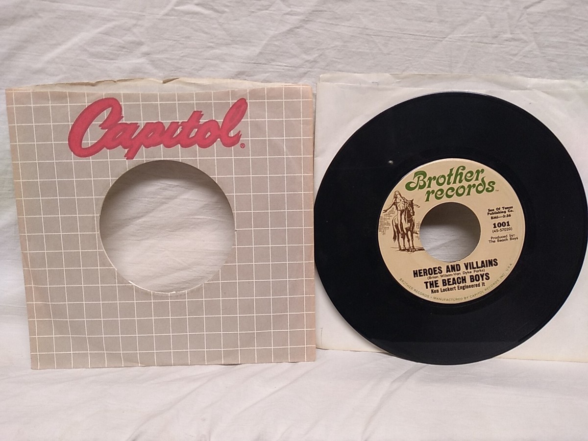 Beach Boys Heroes & Villains / Your Welcome 45 RPM Brother Record
