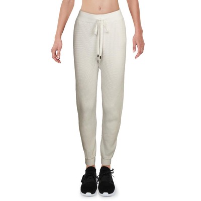 Danielle Bernstein Womens White Comfy Cozy Comfortable Jogger Pants L BHFO 5427