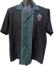 VTG Maynard Ferguson Band Bowling Shirt Big Bop Nouveau Green Band & Black Med
