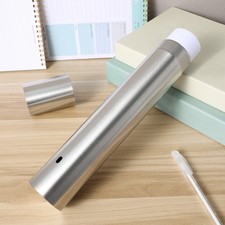 Silver Stainless Steel Diploma Tube Secure Certificate Storage Mailing Carrier