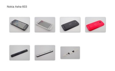Original Nokia Asha 603 Ersatzteile | Cover | Battery | Tastatur | Keymat NEU