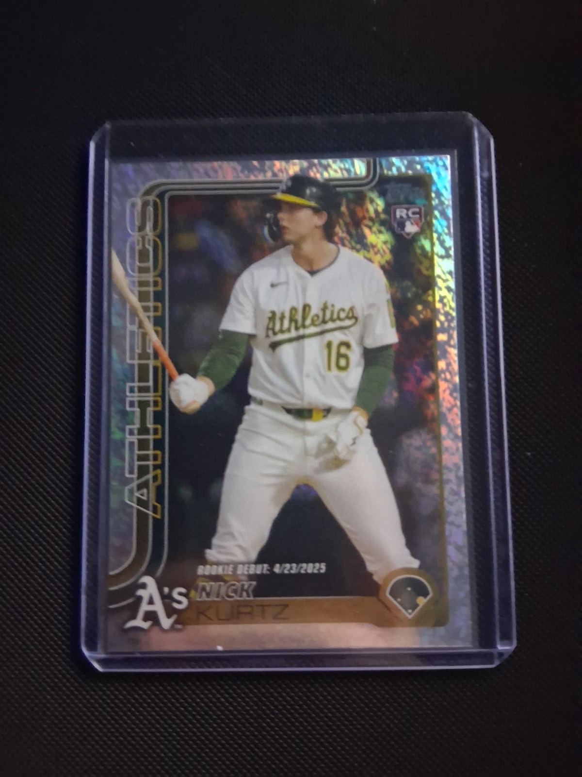 2025 Topps Update Series - Rookie Debut Nick Kurtz #US197 Sandglitter (RC)
