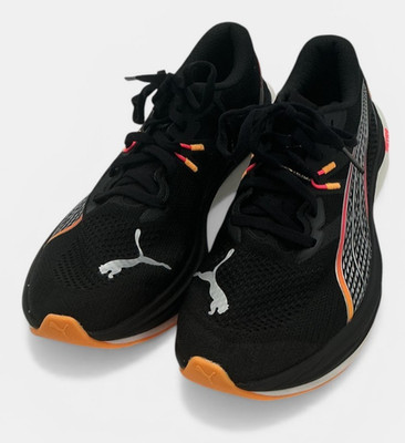 Puma Deviate Nitro 3 Women's Size 8.5 Black/Sunset Glow Running Shoes