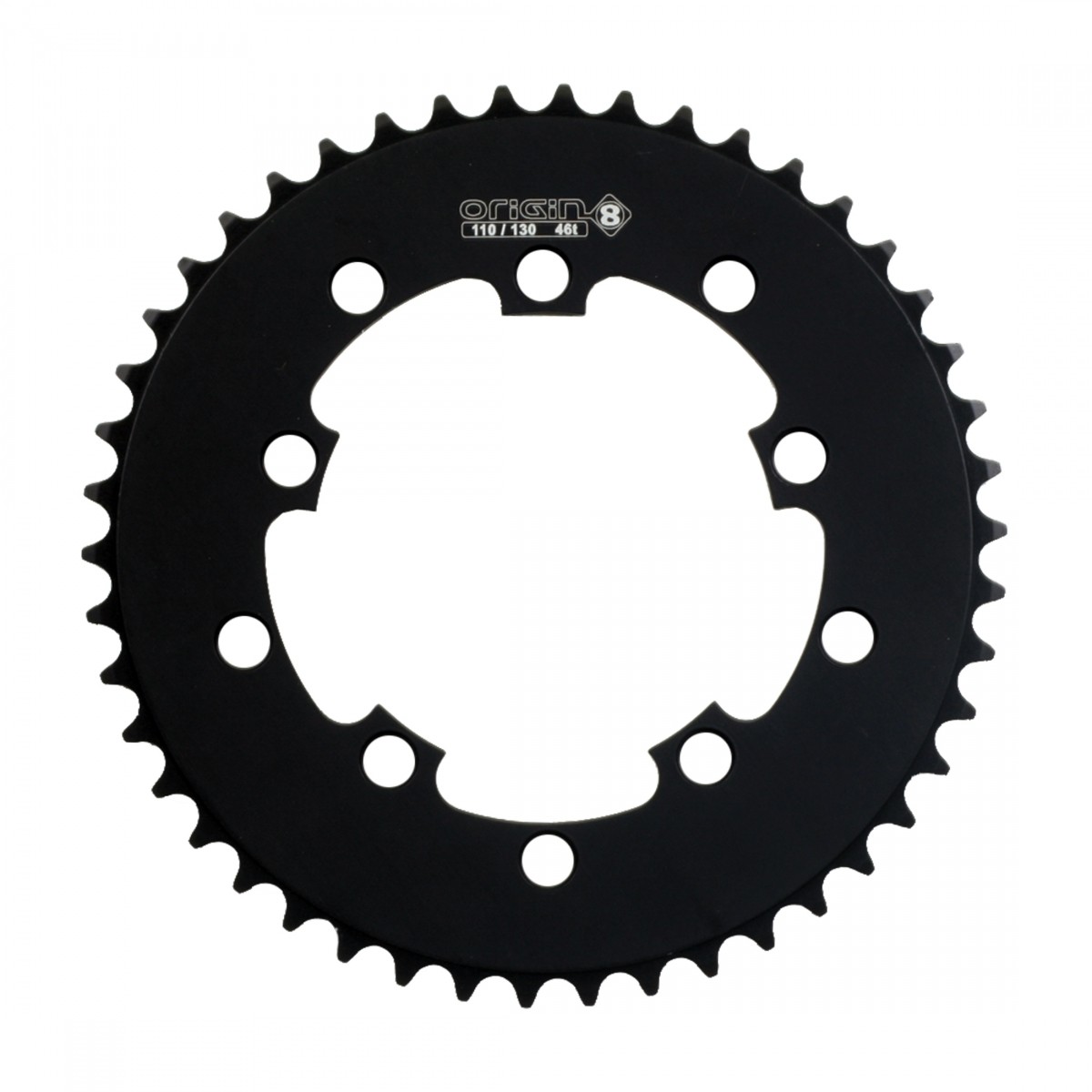 Алюминиевое односкоростное кольцо цепи Origin8 46T обработанное ЧПУ с 5 болтами 110130 мм 7390₽