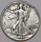 1943-P Walking Liberty Half Dollar - Extra Fine - Details - #1184EC