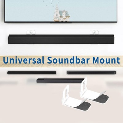 Adjustable Speaker Bracket for TV Soundbars Easy Installation Material