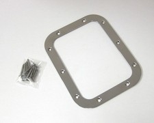 Lokar 70-sfr Stainless Rectangular Shifter Boot Ring