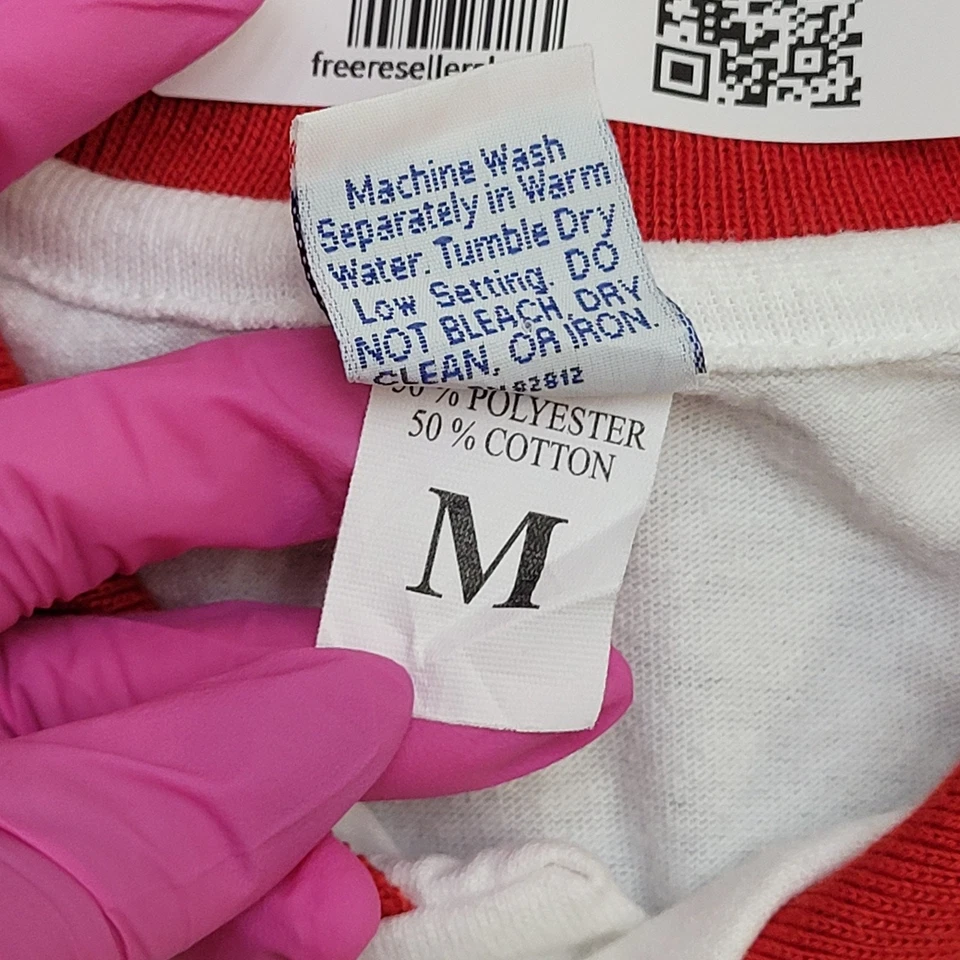 Vintage 80s Nebraska-Cornhuskers Polo Shirt Womens M 19x26 USA - Image 4 of 4