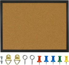 14.6 X 11 Inch Cork Board Bulletin Board Wall-Mounted Presentation Message