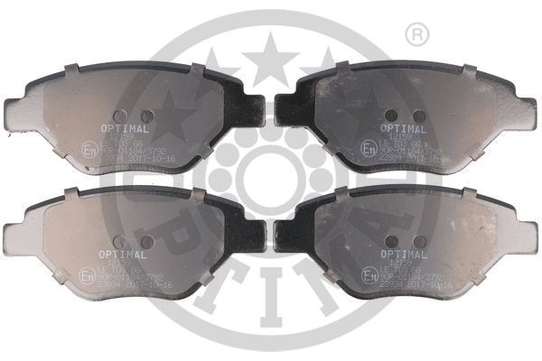 Optimal BP-12159 BremsklöTze, BremsbeläGe Vorne FüR Renault Megane II (BM0/1_, C-image