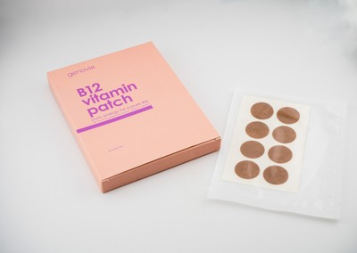 Genovie MD -  B12 Vitamin Patch, 64 Patches/Pack.  Get Instant Energy .