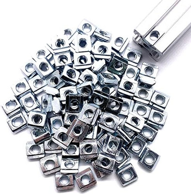 100Pcs 2020 Series Sliding T-Nuts Metric M5 Thread Slide in Hammer Head T-Nut