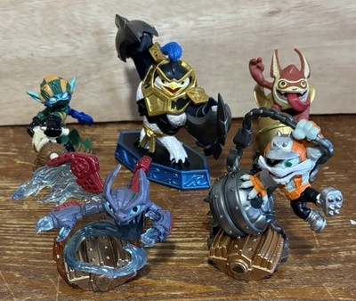 Skylanders SuperChargers Lot 5 Hammer Slam Bowser Fiesta Splat Smash Hit Thrill