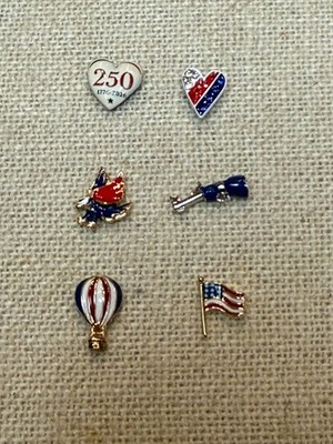 Authentic Origami Owl America 250 Patriotic Charms 2026 