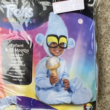 Tiny Diamond Trolls World Tour Movie Costume Baby Infant 6-12 Months Kenan NEW