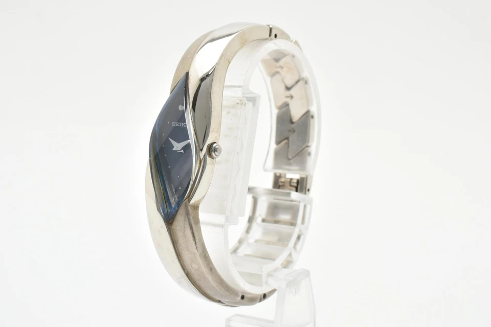 [EXC+5] Vintage 1997 Seiko Rivoli 2E20-753A Blue Quartz Ladies Watch From JAPAN - Image 2 of 4