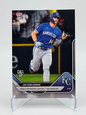 JAC CAGLIANONE 2025 Topps Now Call Up Exclusive #320 | 1st Two Career HRs