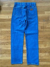 Vintage 90s Wrangler 13MWZ 28x31 Cowboy Cut Blue Jeans Made In USA Western Rodeo