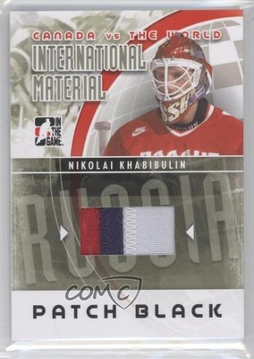 2011-12 ITG Canada VS the World Black Nikolai Khabibulin #IMM-13 Patch