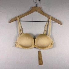 SKIMS Ultimate Push-Up Strapless Bra Sand 32B BA-BAN-9056 NWT