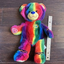 Build A Bear Crayola Collab Bear Rainbow Color - 2021