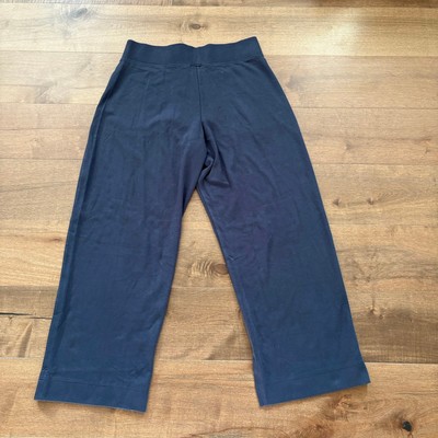 Pact Women s Airplane Wide Leg Pants 29  Midnight Blue Sample size XL NWT