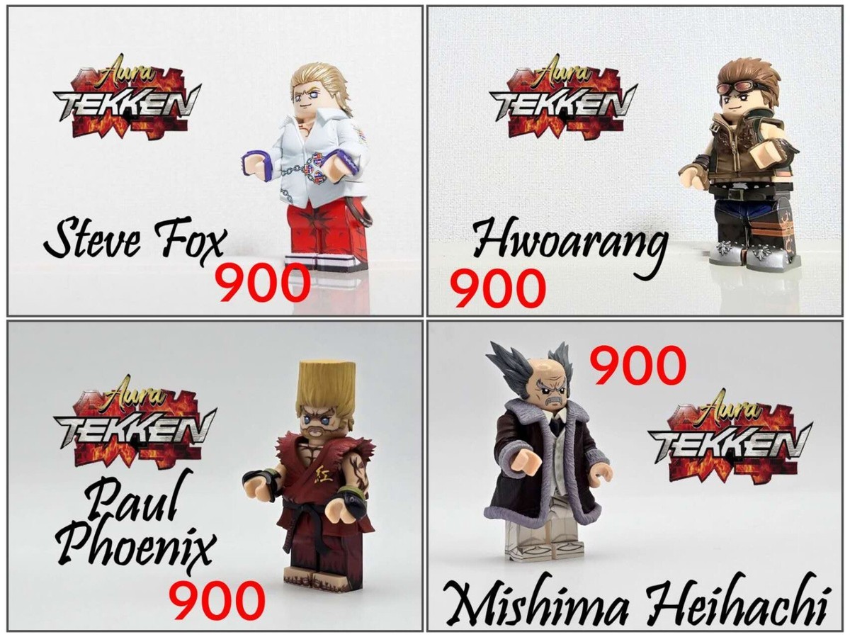 aure tekken steve fox hwoarang paul mishima | eBay