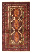 3'6" x 6'8" Traditional Vintage Hand Knotted Oriental Carpet Wool Area Rug
