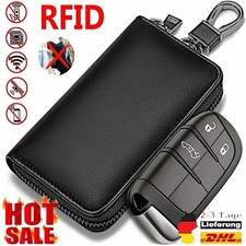 Auto Schlüssel Keyless Go Schutz RFID Funk Blocker Tasche Etui Hülle Carbon  DE