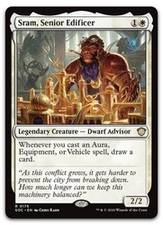 Sram, Senior Edificer #176 - Commander: Secrets of Strixhaven