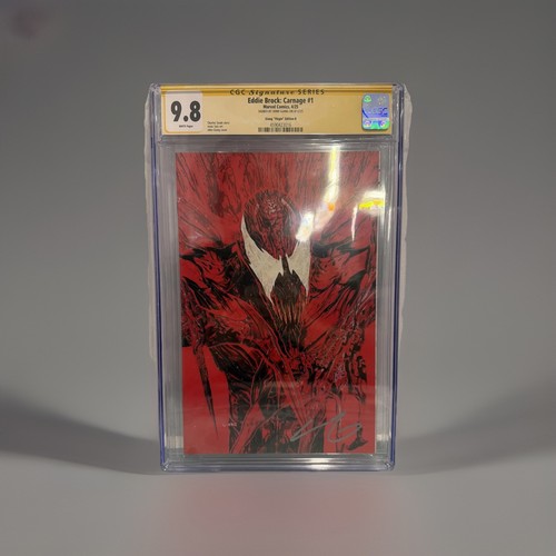 Eddie Brock Carnage #1 CGC 9.8 SS Signed John Giang Virgin Cover Marvel Comic