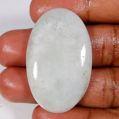 49,85Cts. 100 % natürlicher einzigartiger ovaler Amazonit Cabochon loser...